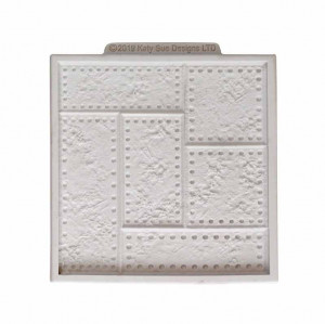 Mulaj Silicon Textura Placa Metal Nituita, 10 x 10 cm - Img 2