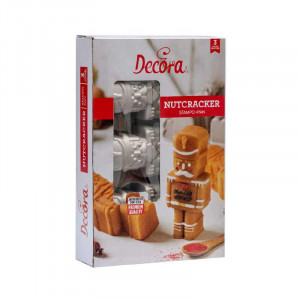 Nutcracker Tray - 3 Cavities 14.8 x 6.4 x H 4.5 cm, Non-Stick Aluminium - Img 2