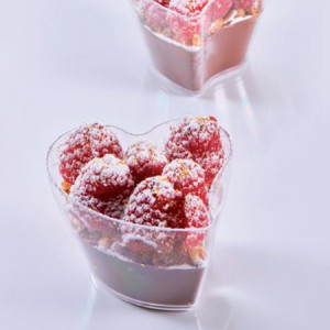 Pahare Reutilizabile Love 100 ml, 7.3 x 6.4 x H 5.2 cm, Set 100 Buc - Img 2