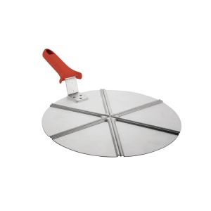 Paleta Portionare si Servire Pizza, Aluminiu Anodizat, Ø 40 Maner 13 cm