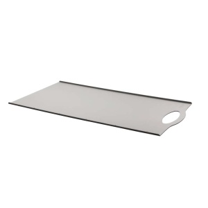 Paleta Profesionala pentru Pizza la Metru, Aluminiu Neperforat cu 2 Margini indoite, 33 x 76 cm