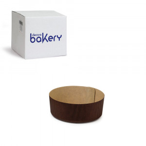 Panettone Baking Tin Ø18.5xH6cm - 750 gr, Heat Resistant Cardboard, Set 60 Pieces - Img 2
