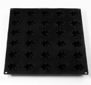 Pavoflex mould 30x40 Daisy Ø 4 x H 2 cm, 30 cavities, 20 ml - Img 3