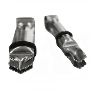 *Pensete Inox Decor Romb Inchis Margini Dantelate, 2 Marimi, Set 2 Buc