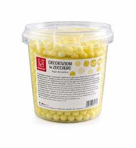 Perle Zahar Galben Perlat Ø 9 mm, 1 Kg
