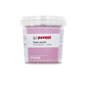 Perle Zahar Roz Metalizat Ø 4 mm, 120 gr