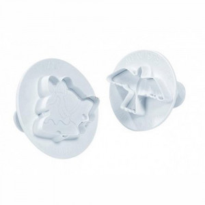 *Pigeon and Bell - Plastic Cutters with Puller, Set 2 pcs - Img 1