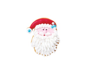 Plastic Christmas Plastic Cutters - Santa Claus, Ø 4 x H 2.2 cm - Img 2