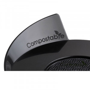 Plastic Presentation Monoportion Presentation Base, Compostable Round Black, Ø 8.6 cm, Set 100 pcs - Img 3