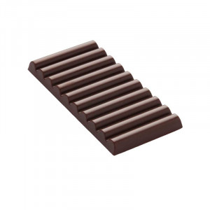 Polikarbonát forma 3 tábla csokoládé Csokoládé készlet 100 gr, 27.5x17.5 cm - Img 1
