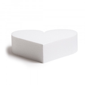Polisztirol szív forma R 40 x H 7,5 cm