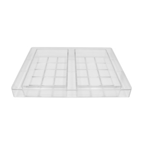 Polycarbonate mould 2 bars Chocolate Giga, 20.5 x 27.5 cm - Img 6