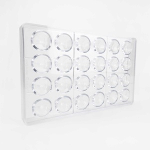 Polycarbonate mould 24 Praline Air, 3 x 3 x H 1.9 cm, 10 gr - Img 3