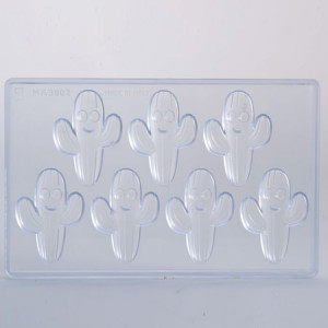 * Polycarbonate mould 6 Decorations Chocolate, Cactus - Img 3