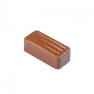 Polycarbonate mould Artisanal Range 21 Chocolate Pralines Chocolate Rectangle, 3.7 x 1.6 x H 1.4 cm, 10 gr