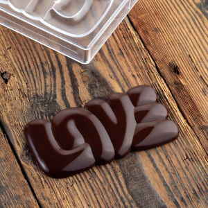 Polycarbonate mould ChocoBAR Lovely range - 3 bars - Img 2