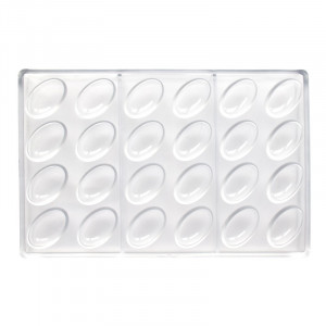 Polycarbonate mould Murano Comaschi 24 Praline Chocolates, 4 x 2,4 x H 1,4 cm, 10 gr - Img 2