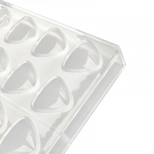Polycarbonate mould Murano Comaschi range 24 Praline Chocolates, 3,4 x 3,3 x H 1,4 cm, 10 gr - Img 3
