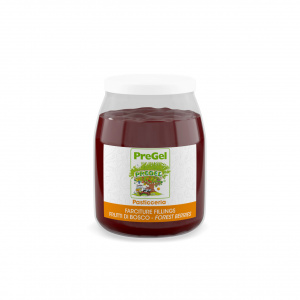 PreGel püré töltelék PreGel bogyós gyümölcsdarabokkal, 1,1 kg