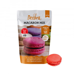 Premix Macarons Rosu, 250 gr