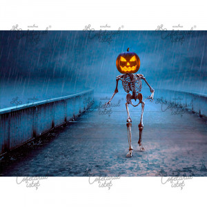 Printed Halloween waffle Halloween Model 4, A4 - Confectioner Istet