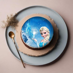 Printed Sugar Paste Frozen Model 2, Ø 20 cm - Confectioner Istet - Img 2