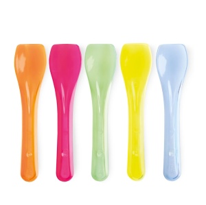 PS Reusable Ice Cream Spoon PS Reusable Multicolour, 9.5 cm, Set 1 kg