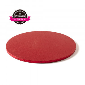 Round Red Cake Dish, Ø 35 x H 1.2 cm - Img 1