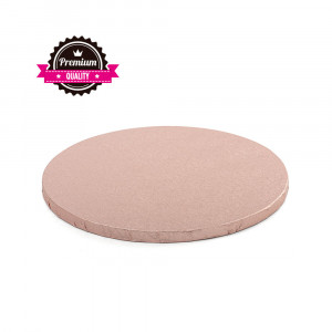 Round Vintage Pink Cake Plate, Ø 25 x H 1.2 cm - Img 1