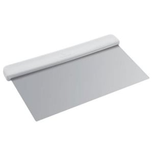 Rozsdamentes acél kaparó műanyag fogantyúval, szélesség 17,5 x magasság 10,5 cm