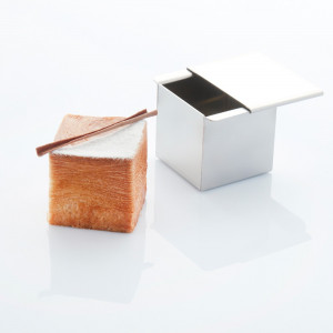 Rozsdamentes acél sütőforma New York Roll Cub, 6 x 6 x H 6 cm, térfogat 220 ml