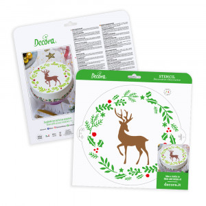 Sablon Plastic Decor Top, Christmas model, Ø 25 cm - Img 3