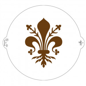 Sablon Plastic Round Decor Crin Florentin Ø 25 cm - Img 1