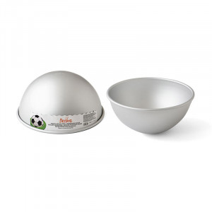 Semi-spherical baking tin, Ø 18 x H 9 cm, Anodised Aluminium, 1 pc - Img 1