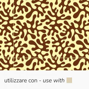 Set of 30 Brown Chocolate Decor Transfer Sheets, 34 x 26.5 cm