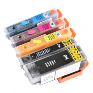 Set of 5 Food Colouring Cartridges Pasticcina Easy - 5 Colours, 12 and 22 ml - Img 1