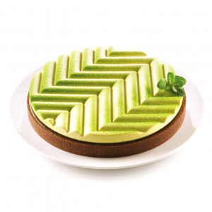 Set Tarte Grafique Ø 25 cm, 1 Rama Microforata + Forma Silicon