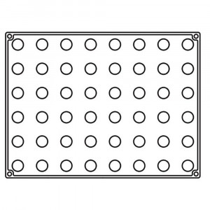 Sfere Ø 2cm - Forma Silicon 30x40cm, 48 cavitati - Img 3