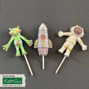 Silicon Astronaut mould 9.9 cm - Img 3