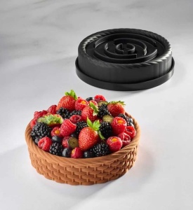 Silicon Cake Tin Ø 17 x H 5.2 cm, 1050 ml