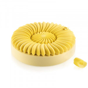 Silicon Decor Top/Insertie Crown Honore Ø 17.7 (6.9) x H 1.4 cm, 240 ml - Img 1