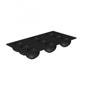 Silicon Gourmand mould Or 6.3 x 4.8 x H 4 cm, 9 cavities - Img 4
