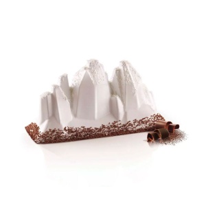 Silicon mould 3D Trunks Three Peaks 21 x 8 x H 11 cm, 650 ml