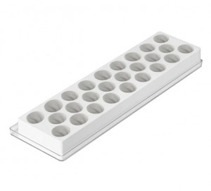 Silicon mould Inghetata / Mignon Fiamma Ø 3 x H 3.5 cm, 26 cavities, 12.5 ml - Img 2
