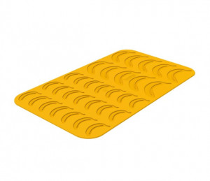 Silicon mould Silikomart NaturaE Banana 2 models 10.3 x 5.2 x H 2 cm - 6.2 x 3.1 x H 2 cm, 1.2 - 3.4 ml, 31 cavities - Img 3