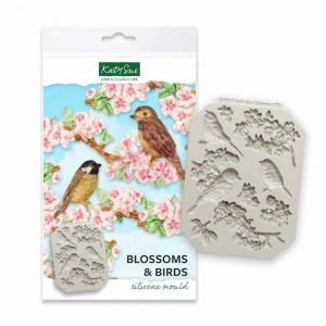 Silicon Mulch Flowering Branches and Birds, 8 Subjects