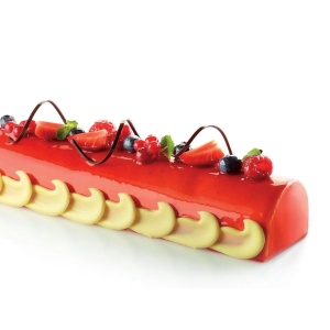Silicon Trunchi mould 49.5 x 8 x H 6.3 cm, 4 cavities, 2137 ml (SQ014) - Img 1