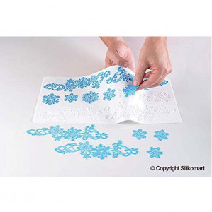 Silicone Band Dantela Fulgi Zapada 40 x 20 x H 0.18 cm (TRD18) - Img 2