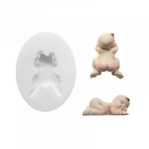 Silicone mould Bebeluj, 4.8 x 3.5 cm (SLK312) - Img 1