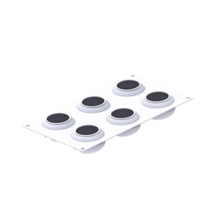 Silicone mould Maritozzo Ø 6.8 x H 4 cm, 6 cavities x 117 ml + Silicone mould Insert 12 cavities - Img 5